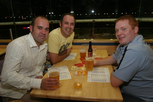 Late night at the Lifford races with friends and family.