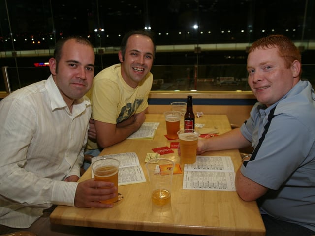Late night at the Lifford races with friends and family.