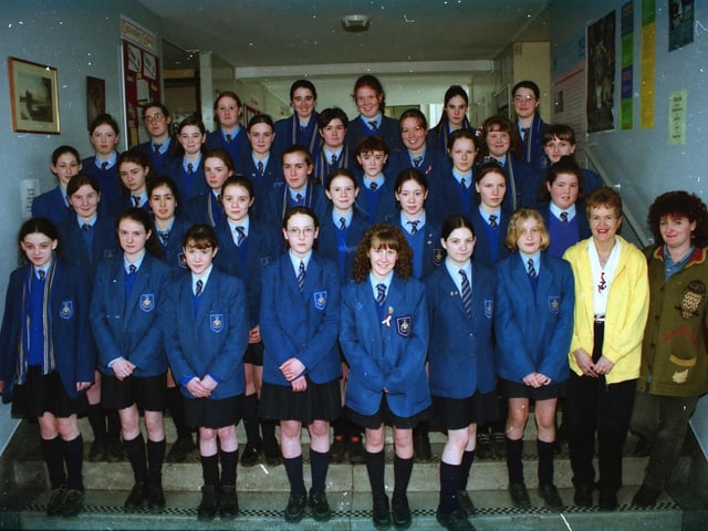 St. Mary's College pupils ahead of a school trip to France.