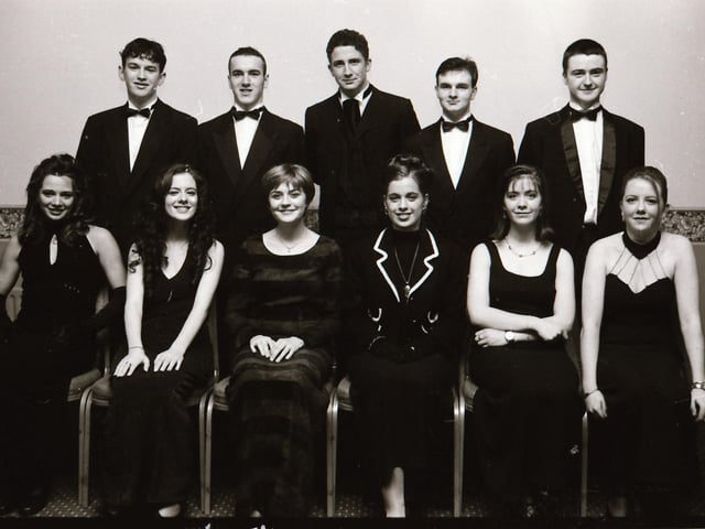 Pictured are students and guests at the 1996 St Cecilia's and St Joseph's School Formal in Derry.
