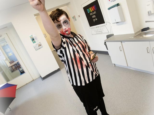 ARE YOU SERIOUS REF?! . . . Our Photography got his marching orders at Model PS on Thursday.