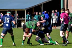 City of Derry prop Adam Marley retains his place in the front row against CIYMS. Photo: George Sweeney. DER2312GS – 56