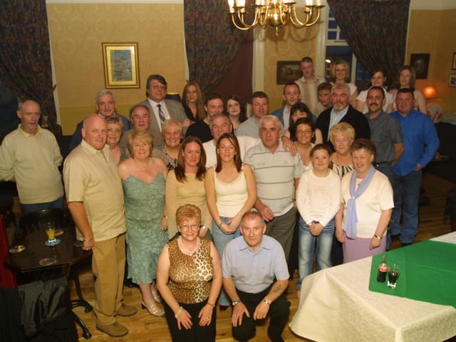 Joseph Cox's retirement party at the Derby Bar.