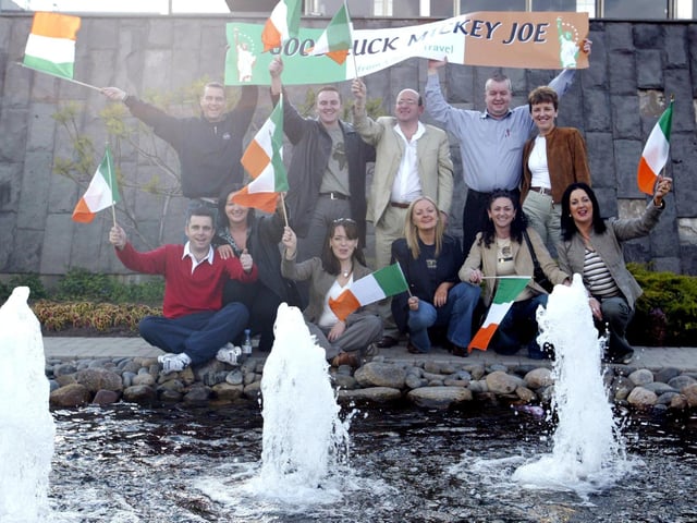 Donegal man Mickey Joe Harte competes in the Eurovision Song Contest in Riga with the song 'We've Got the World'
