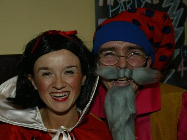 Shauna and Sean Molloy. (0311JB58):20 YEARS ON: Halloween celebrations in Derry in 2003