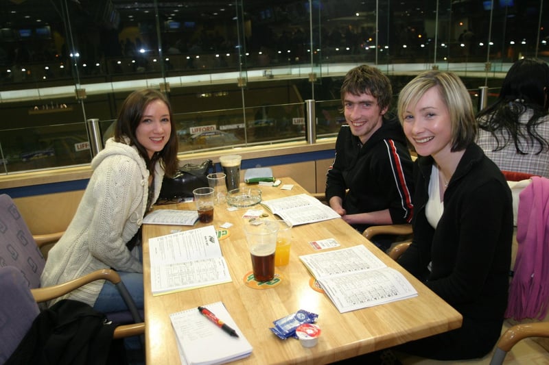 A night at the races at Lifford Dog Track back in February 2004.