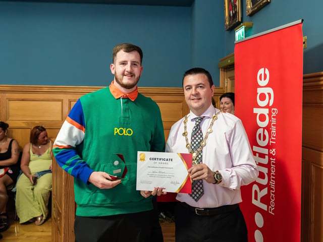 Rutledge Training Awards 2025 at the Guildhall in Derry.
