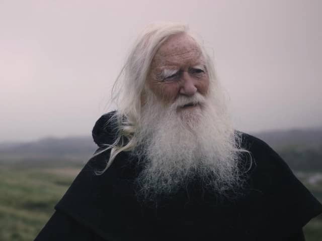 Seán McLaughlin, who plays Muiredach, in a still from 'A Rock in the Sea'.
