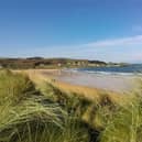 Water temperatures at popular beaches like Culdaff are still very cold at this time of year.