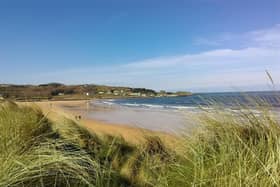 Water temperatures at popular beaches like Culdaff are still very cold at this time of year.