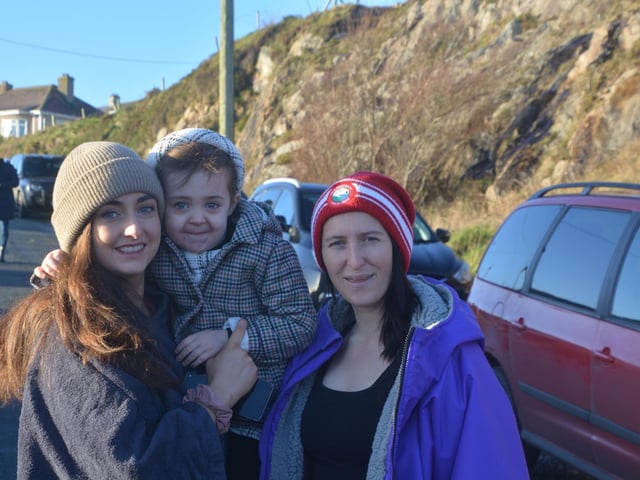 Malin Head St Stephen's Day Swim in aid of Malin Head Community Association Ltd and Ronald McDonald House. Pictures: Malin Head Community on Facebook:Malin Head St Stephen's Day Swim