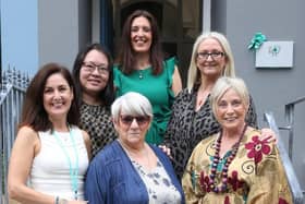 CALMS staff at the recent opening of their Crawford Square premises.