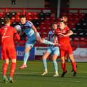 ​Striker Sean McCarron came off the bench to score Institute’s late consolation goal, at Milltown, on Saturday.
