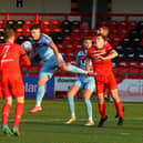 ​Striker Sean McCarron came off the bench to score Institute’s late consolation goal, at Milltown, on Saturday.