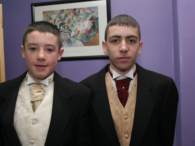 Damien McGuinness all dressed up