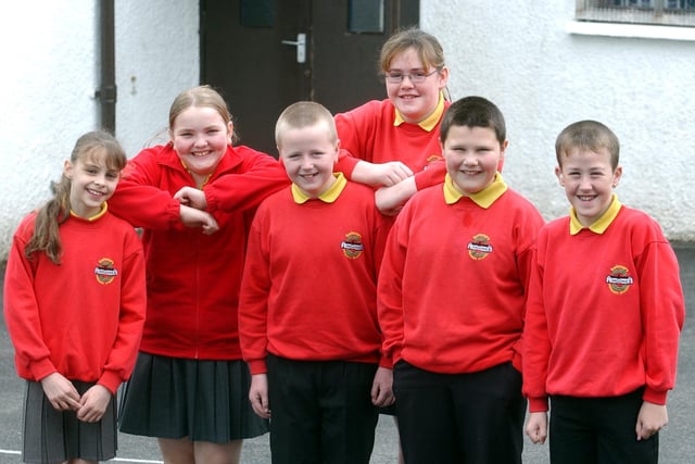 School leavers of Bellaghy Primary School in June 2022.