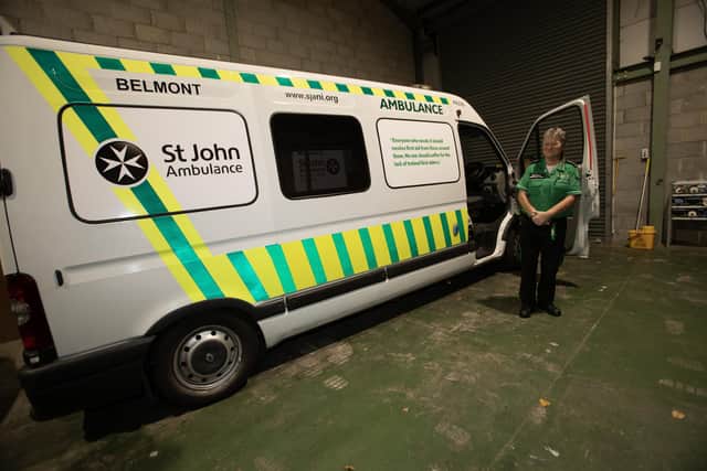 Linda Heaney, acting unit leader of the Belmont St John Ambulance