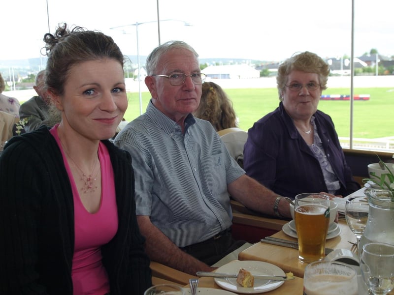 Parties and nights out in July 2004. Lifford Races