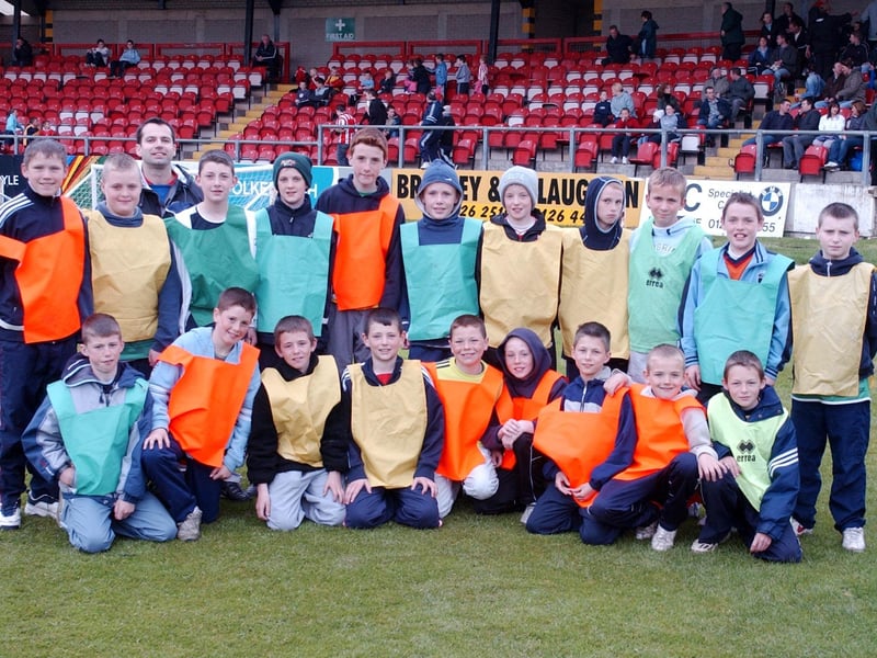 Children at the Brandywell back in 2003.