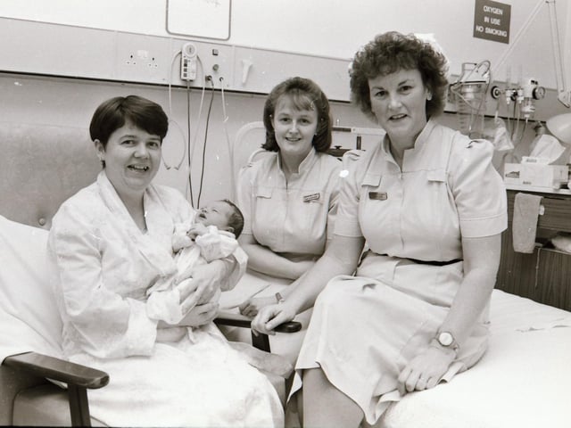 Welcome to the world in 1996... New Year's babies at Altnagelvin Hospital.