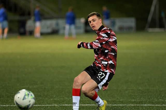 Derry City’s  Daniel Kelly was the highest scoring wideman in the league last season.  Photograph: George Sweeney