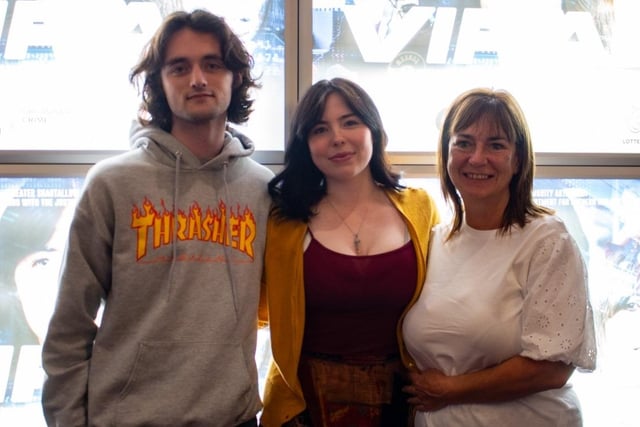 Lead Actor Grace Doherty with mum Anne Tyre and boyfriend Jack Tibbetts