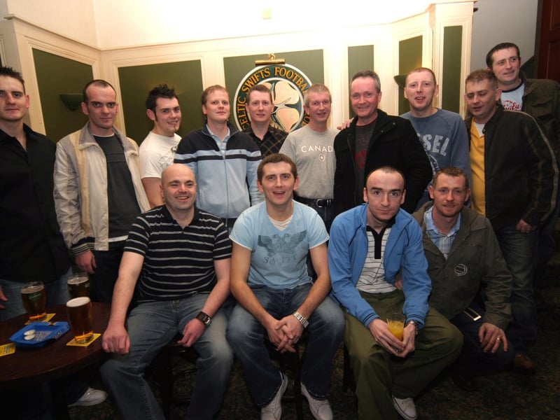 Tommy celebrates his birthday with his mates at The Celtic Bar 0067/JML : .