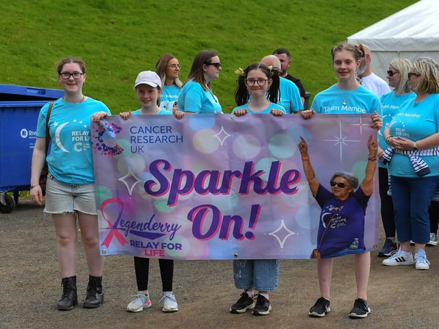 Forty teams, fundraising in the fight to beat cancer, participated in the 24 hour Legenderry Relay for Life at St Columba’s Park on Saturday. Photo: George Sweeney.