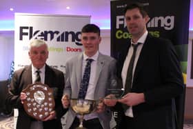 Scott Macbeth won the Radio Foyle Player of the Year, Warriors Men's Player of the Year and Premiership 1 batting awards at the NW Cricket Union presentation evening.