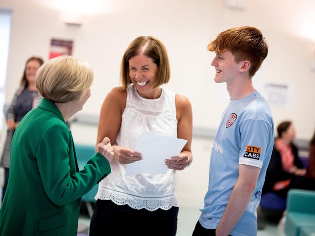 Dr Marie Ferris (Principal) , Mrs Suzanne Deery (Senior Teacher), James Henry.