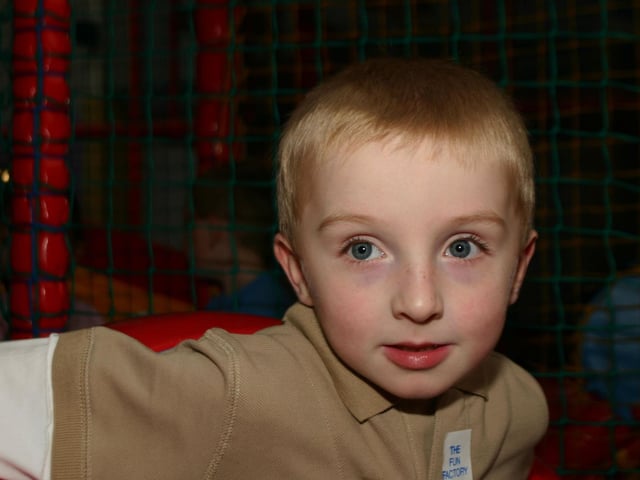 Birthday Boy Ronan Timlin enjoying his Birthday in the Fun Factory 737 /dd : Parties in December 2005.