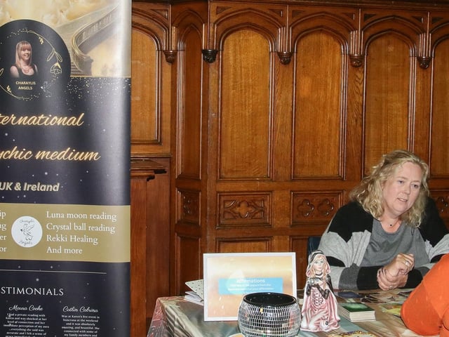 Charaylis Angels International Psychic Medium at the Maiden City Mystical Market held in the Guildhall.  (Photo - Deirdre Heaney, nwpresspics)