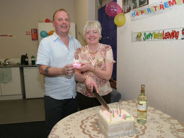 Party celebrations back in April 2004.