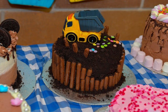 One of the many cakes entered for the Derry School Bake Off held in Ardnashee College and School on Friday morning. Photo: George Sweeney. DER2324GS – 80