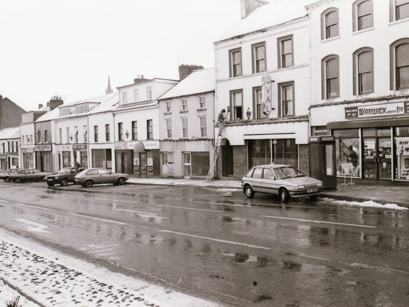 Businesses on Spencer Road and Duke Street.