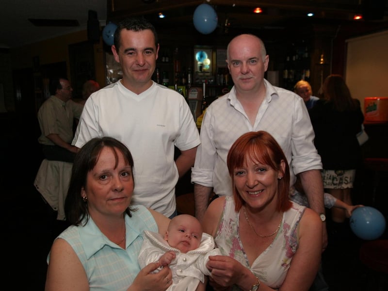 Ben Maguire's Christening with family.