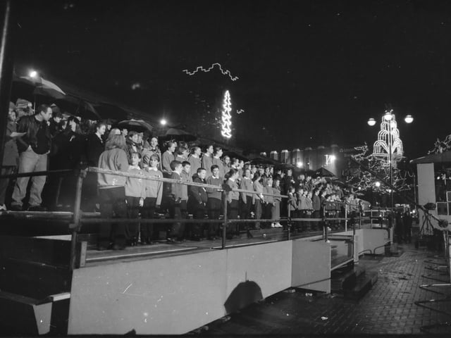 Millennium celebrations in Derry city centre.