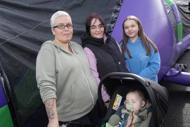 The Friels - Martina, Chloe, Sienna and baby Leon.