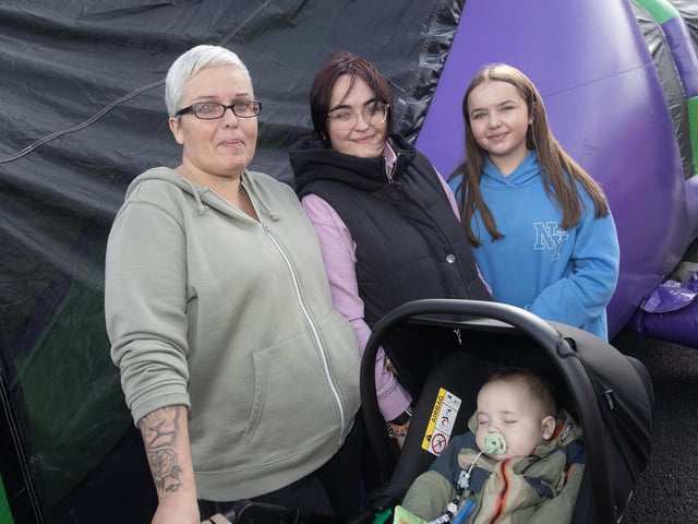 The Friels - Martina, Chloe, Sienna and baby Leon.