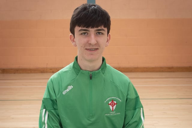Caolan Harkin (Goalkeeper):  Also featured in the early rounds against Limavady Grammar and Cambridge House. Good shot stopper and has gained valuable confidence from this experience.