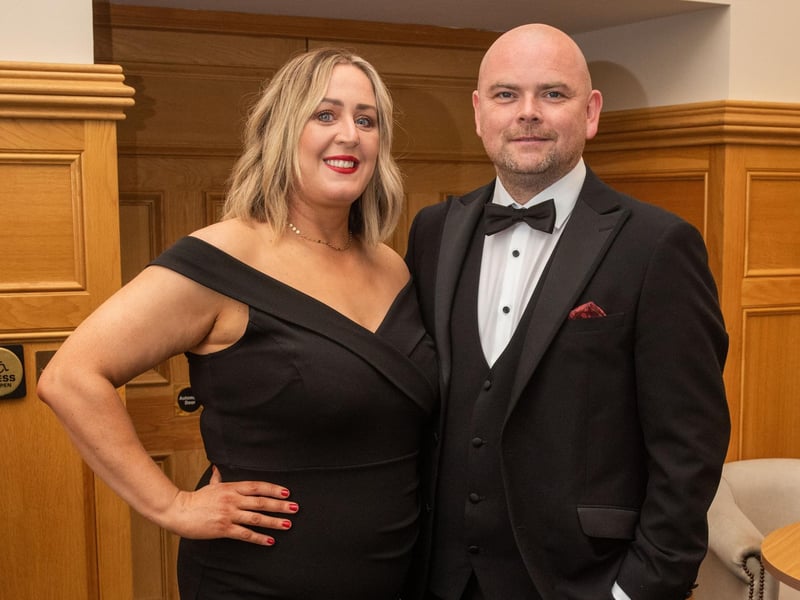 Guests at the Mayor's charity ball.