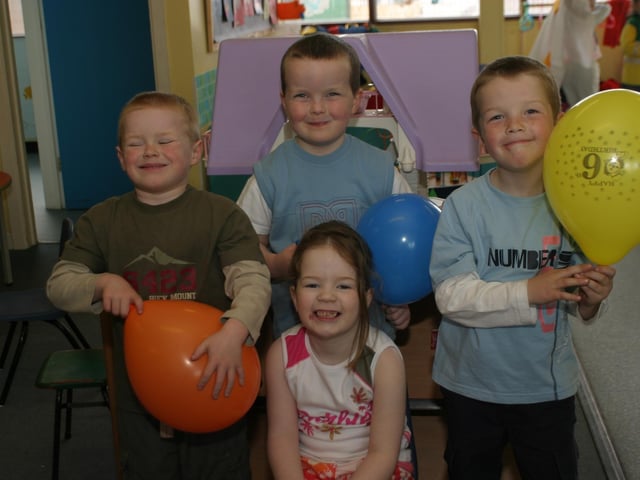 Party celebrations back in April 2004.