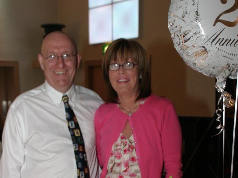 Rosemary and Gerry's 25th anniversary.
