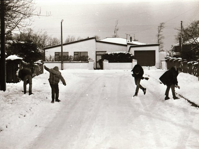 Derry under a blanket of snow in January 1984