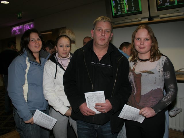 Derry and Donegal people enjoying a night at Lifford races in April 2005.