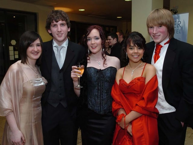 INcluded, from lef,t are Kate mcIlwaine, Ryan Dalzell, Anna Shiels McNamee, Chloe Wilson and Eddie Baird.m(2702A12) : .