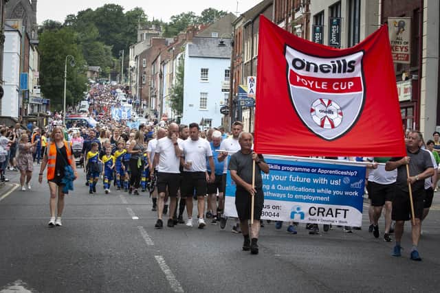 The Foyle Cup parade will kick off the 2023 tournament next Tuesday.