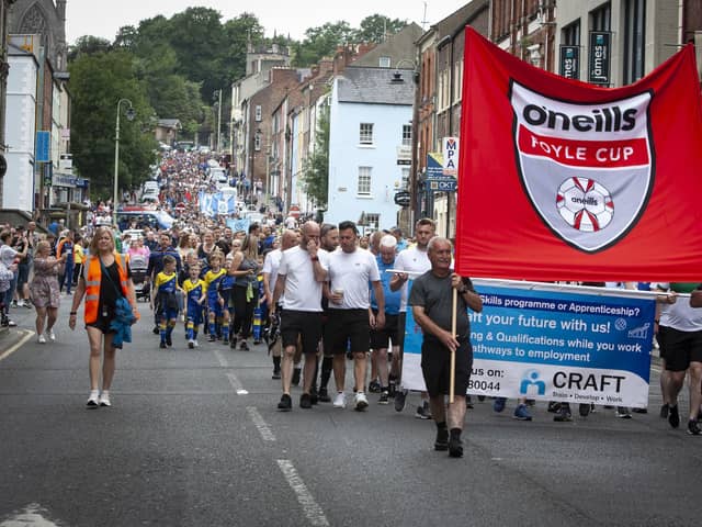 The Foyle Cup parade will kick off the 2023 tournament next Tuesday.