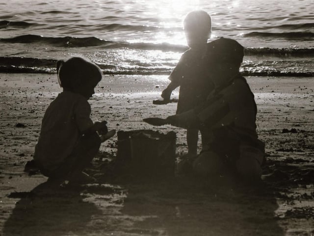 Sandcastles in the sun.