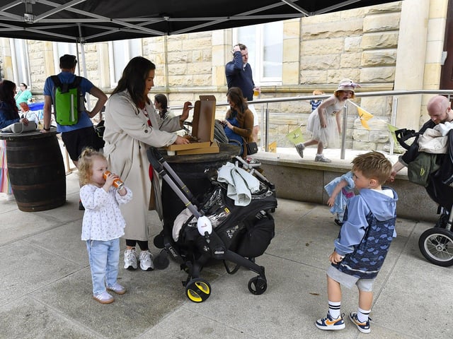 People at the LegenDerry Street Food Festival held at Guildhall Street and Harbour Square over the weekend.Photo: George Sweeney